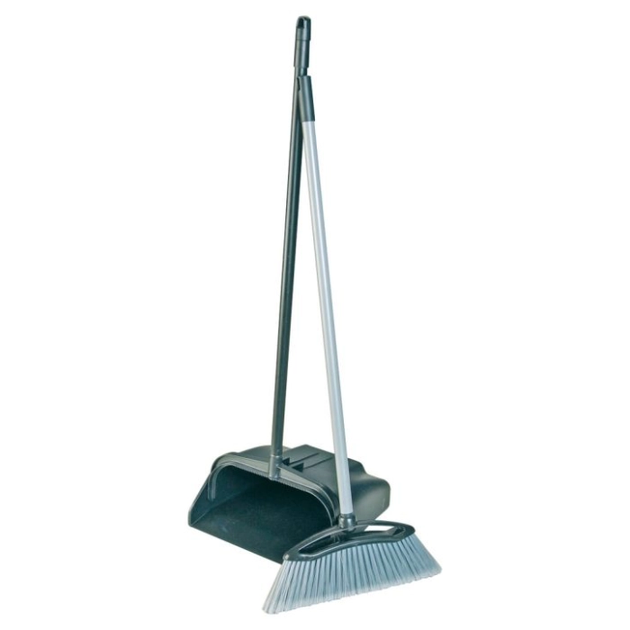 Lobby Dustpan & Brush Black | 360 Commercial Cleaning Ltd